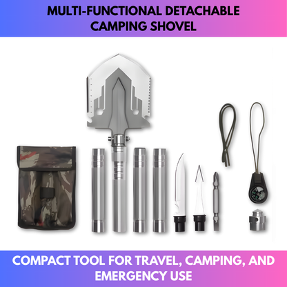 Multi-Functional Detachable Camping Shovel