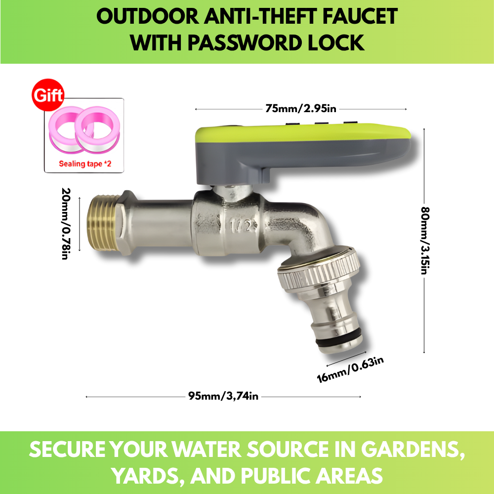 Outdoor Combination Lock Faucet – QMT