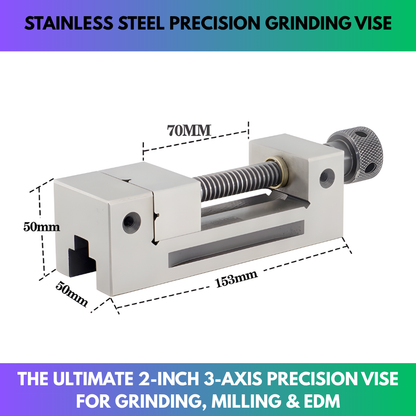2-Inch Stainless Steel Precision Grinding Vise
