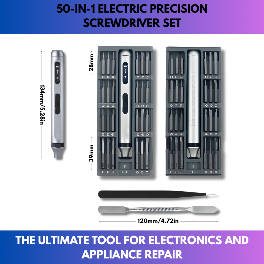 50-in-1 Electric Precision Screwdriver Set
