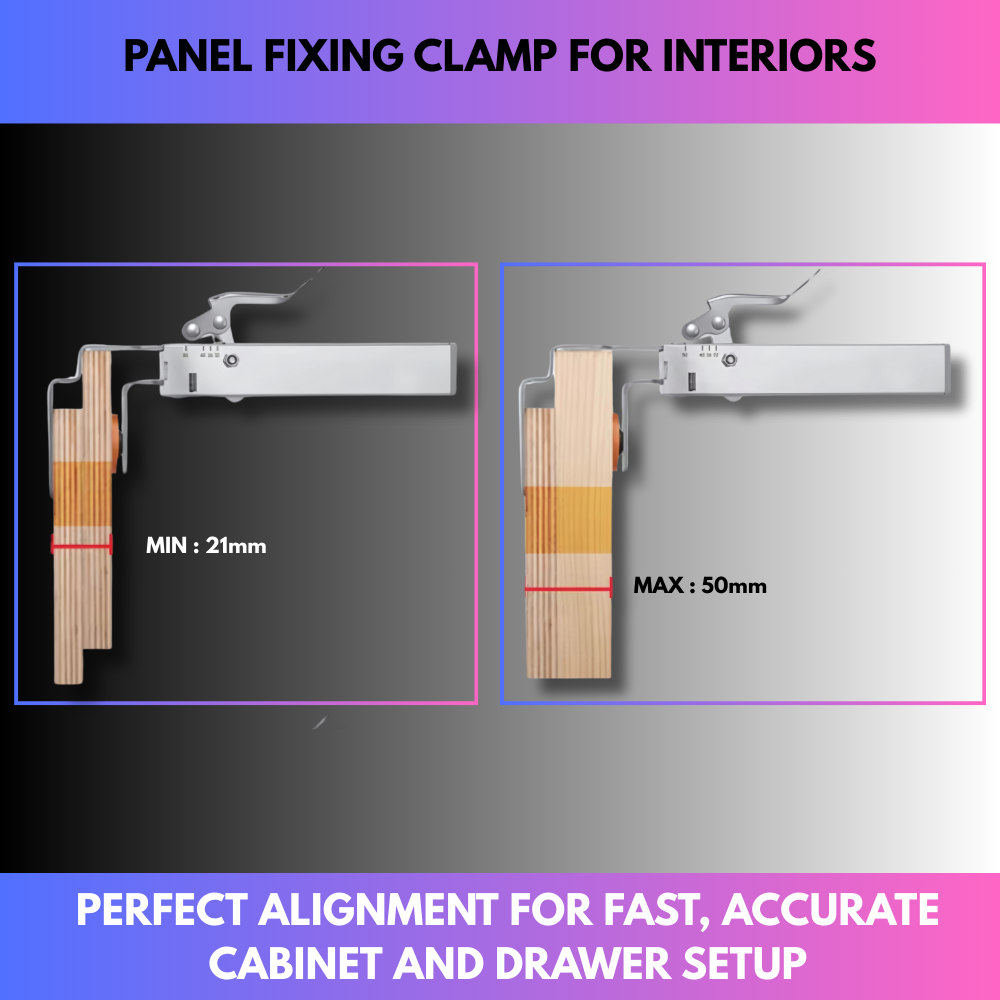 Panel Fixing Clamp For Interiors
