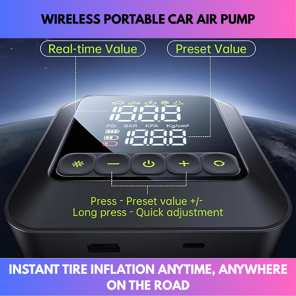 Wireless Portable Car Air Pump