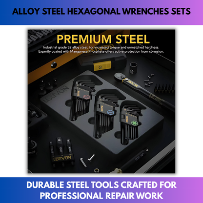 Alloy Steel Hexagonal Wrenches Sets