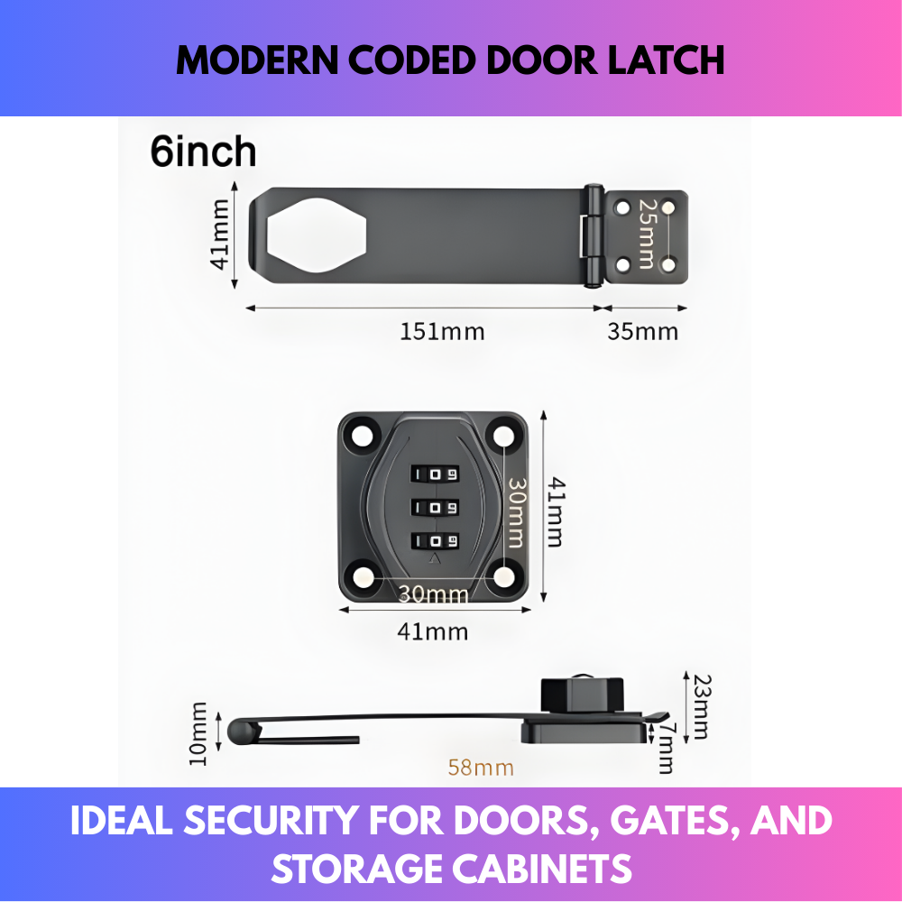 Modern Coded Door Latch