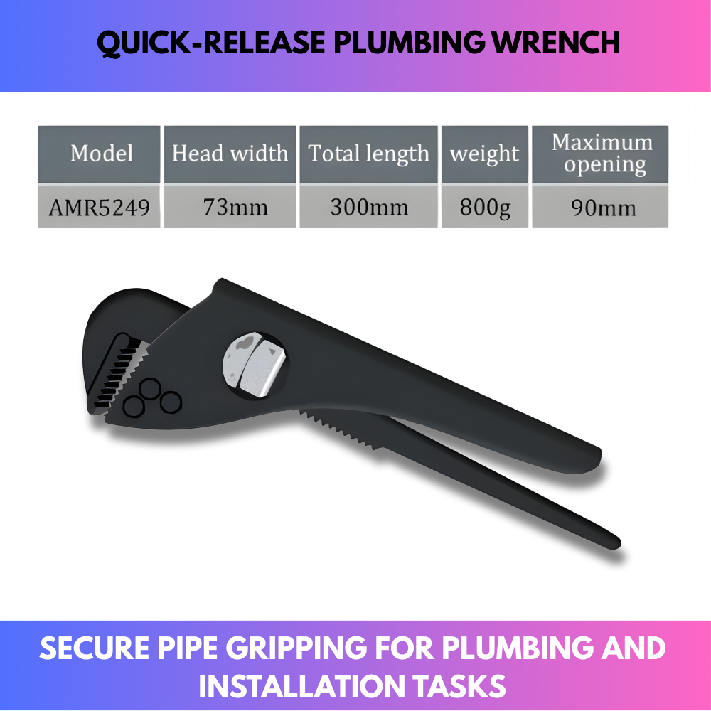Quick-Release Plumbing Wrench