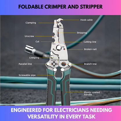 Foldable Crimper And Stripper