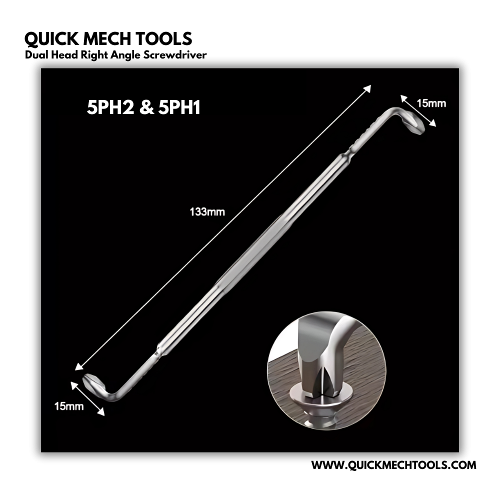 Dual Head Right Angle Screwdriver