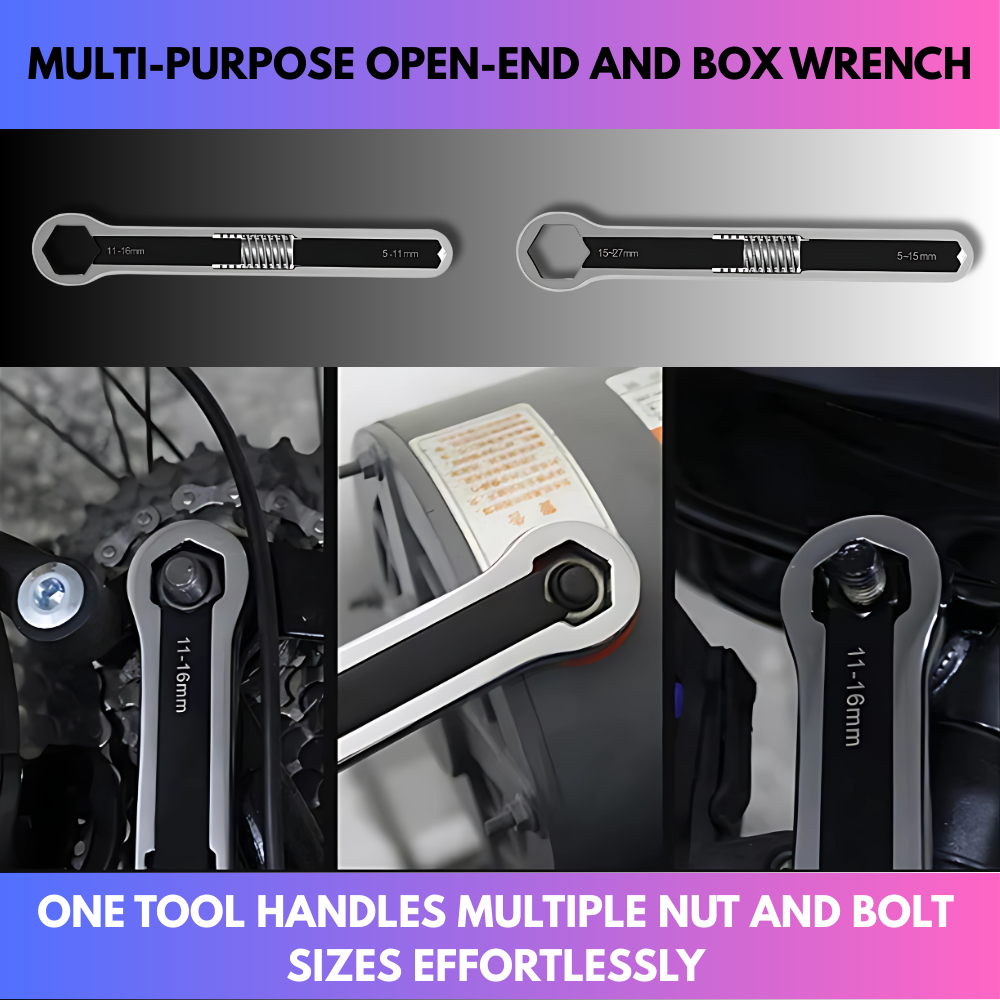 Multi-Purpose Open-End And Box Wrench
