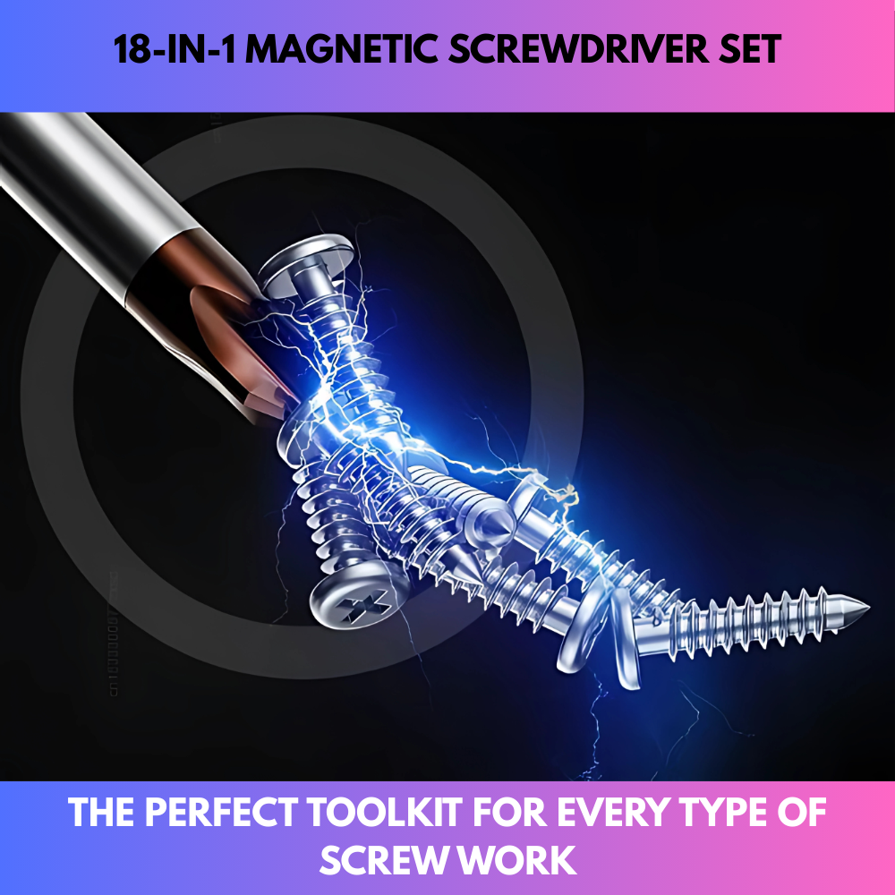 18-in-1 Magnetic Screwdriver Set