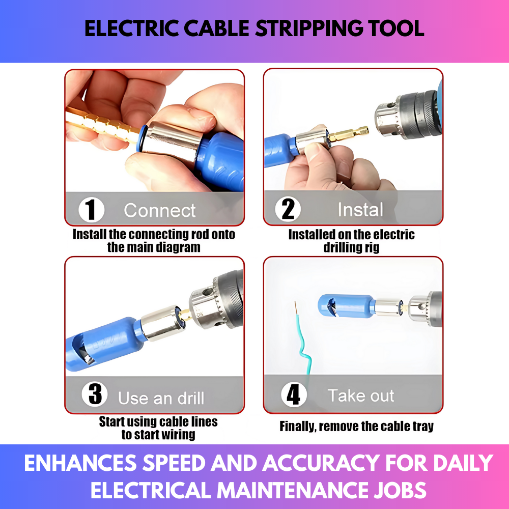 Electric Cable Stripping Tool
