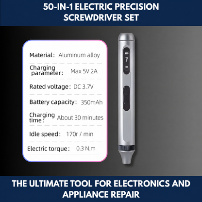50-in-1 Electric Precision Screwdriver Set