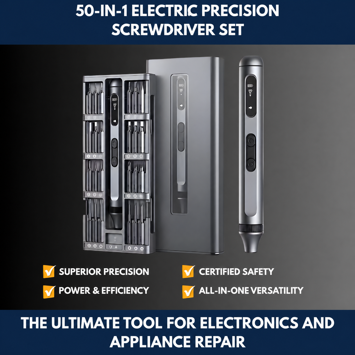 50-in-1 Electric Precision Screwdriver Set