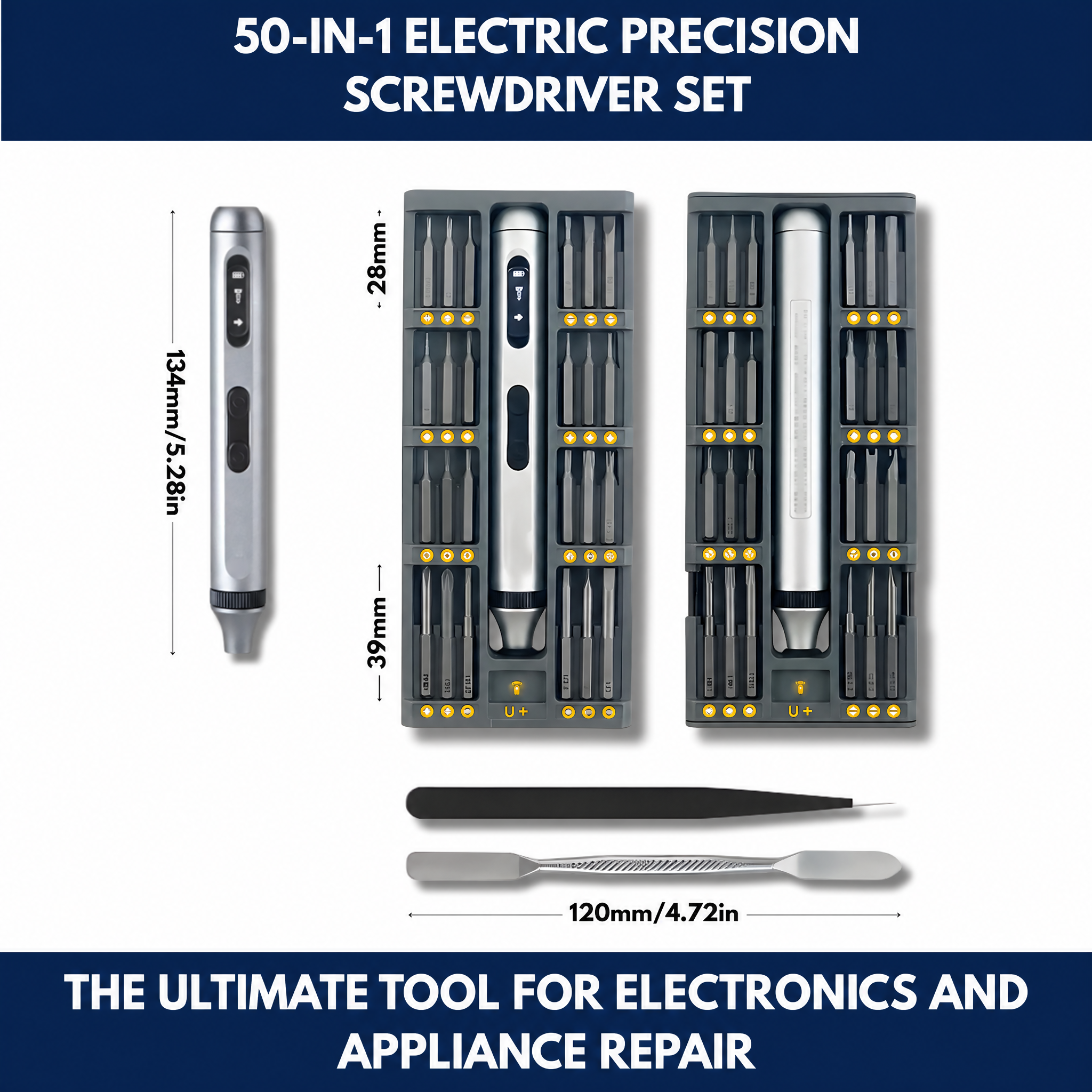 50-in-1 Electric Precision Screwdriver Set