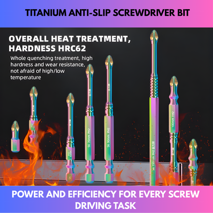 Titanium Anti-Slip Screwdriver Bit