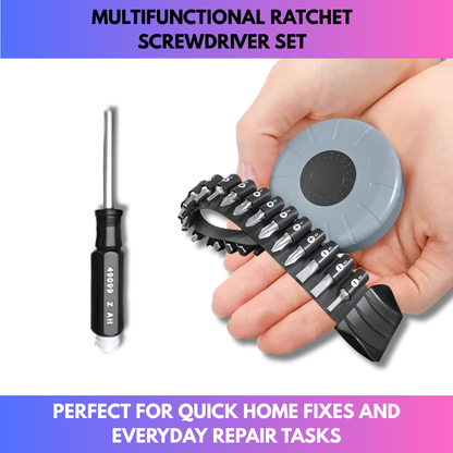 Multifunctional Ratchet Screwdriver Set