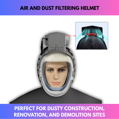 Air And Dust Filtering Helmet