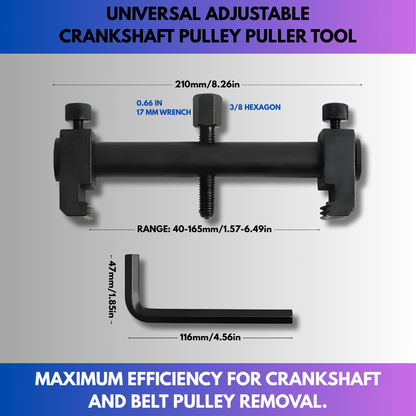 Universal Adjustable Crankshaft Pulley Puller Tool