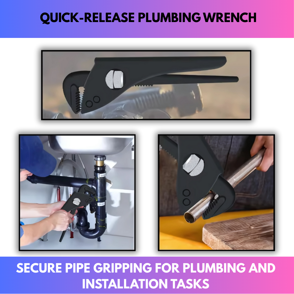 Quick-Release Plumbing Wrench