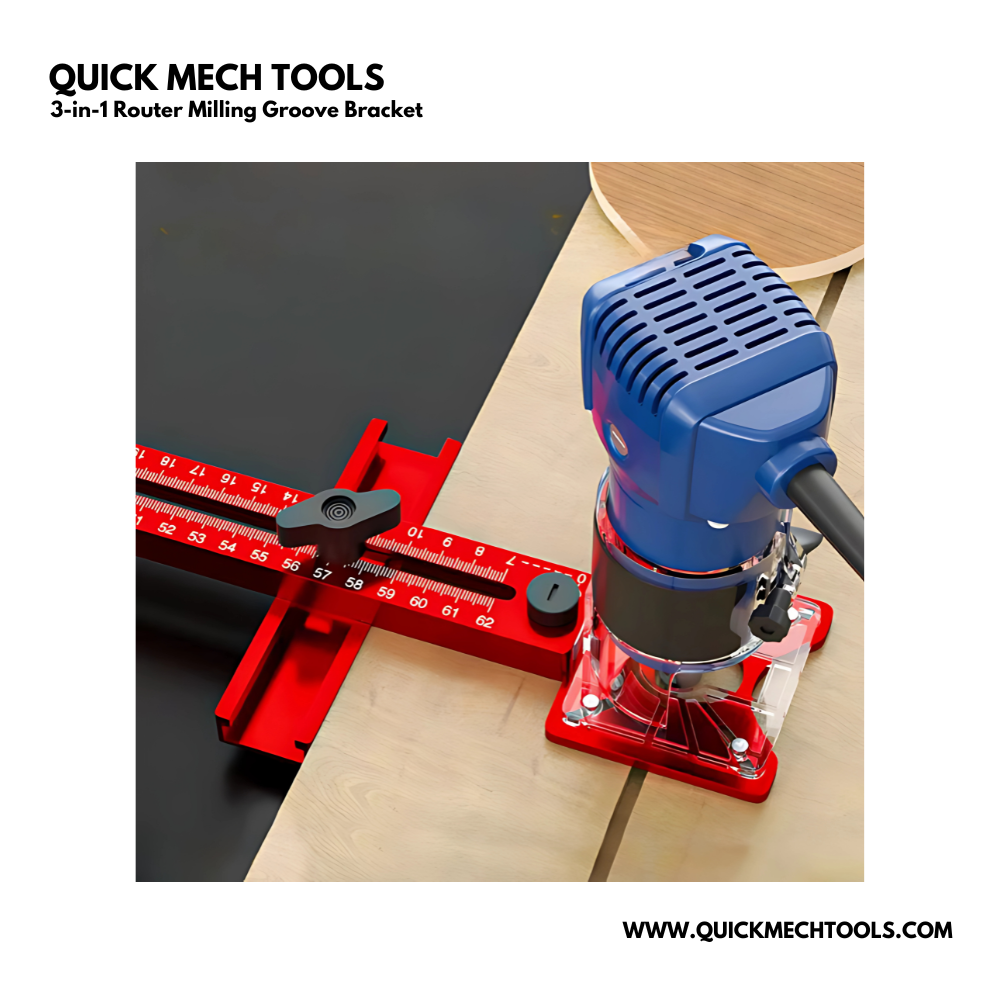 3-in-1 Router Milling Groove Bracket – QMT
