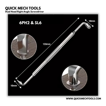 Dual Head Right Angle Screwdriver