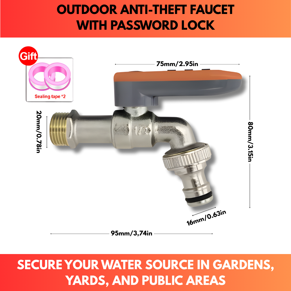 Outdoor Combination Lock Faucet