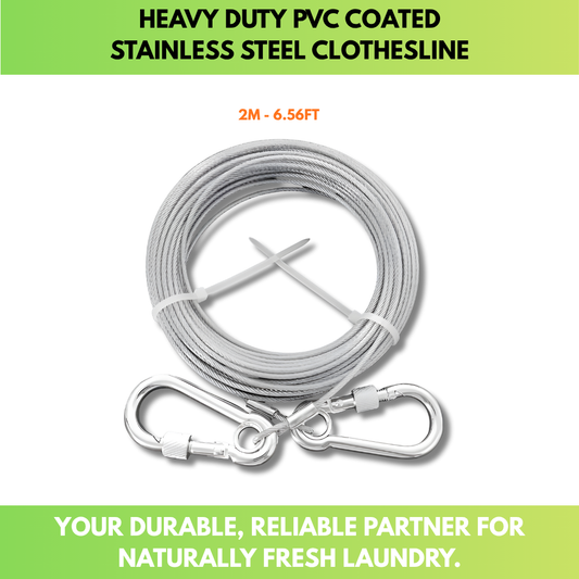Heavy Duty PVC Coated Stainless Steel Clothesline