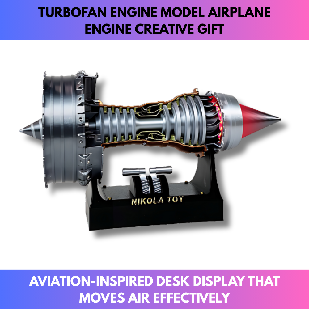 Turbofan Engine Model Airplane Engine Creative Gift
