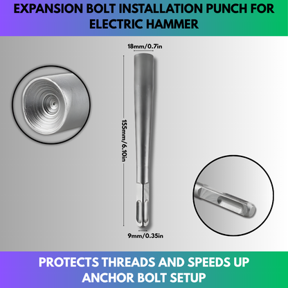Expansion Bolt Installation Punch for Electric Hammer