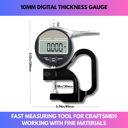 10mm Digital Thickness Gauge