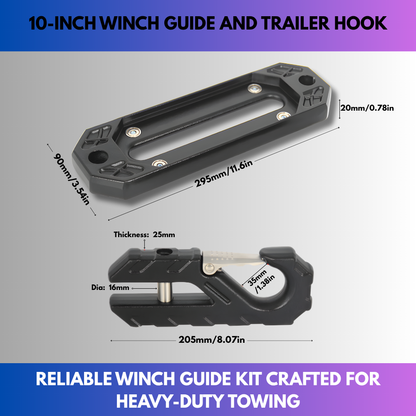 10-Inch Winch Guide and Trailer Hook