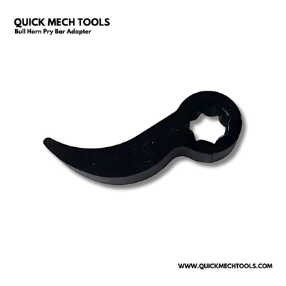 Bull Horn Pry Bar Adapter – Adjustable Angle Tool for 1/2" Ratchet & Wrench