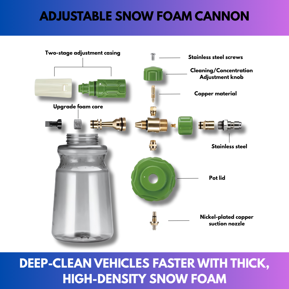 Adjustable Snow Foam Cannon