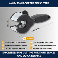 6mm- 23mm Copper Pipe Cutter