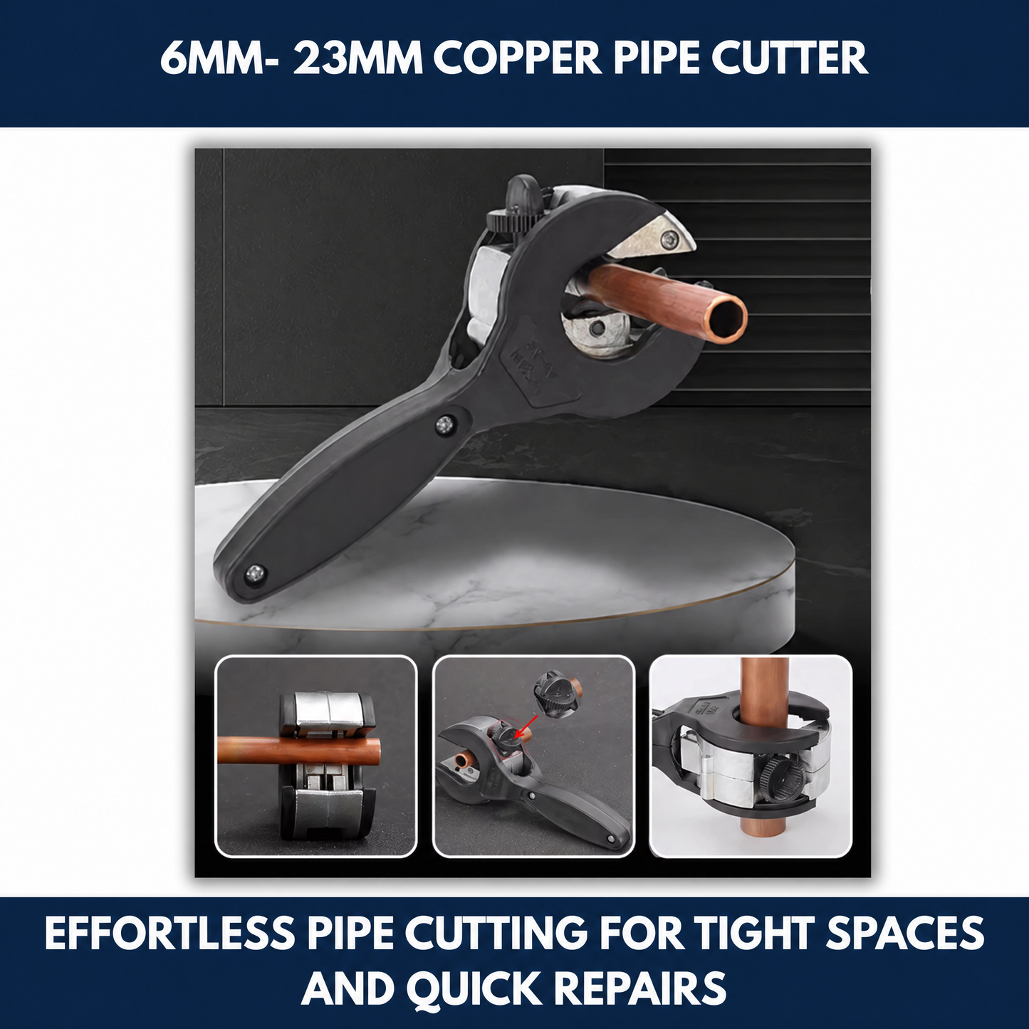 6mm- 23mm Copper Pipe Cutter