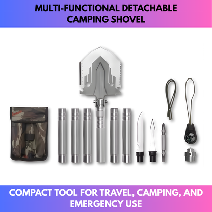Multi-Functional Detachable Camping Shovel