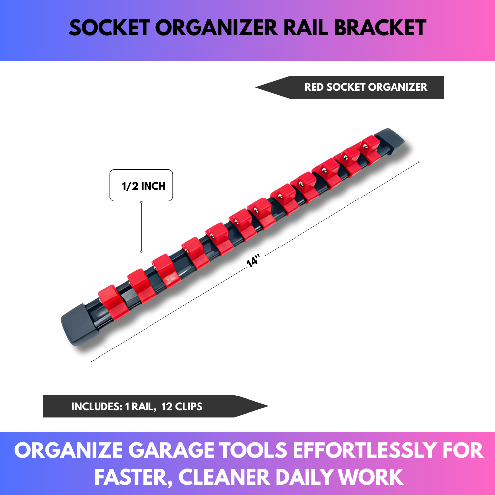 Socket Organizer Rail Bracket