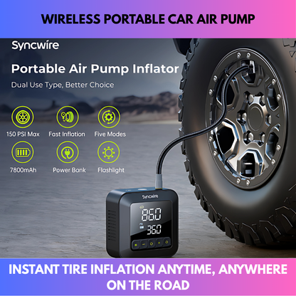 Wireless Portable Car Air Pump