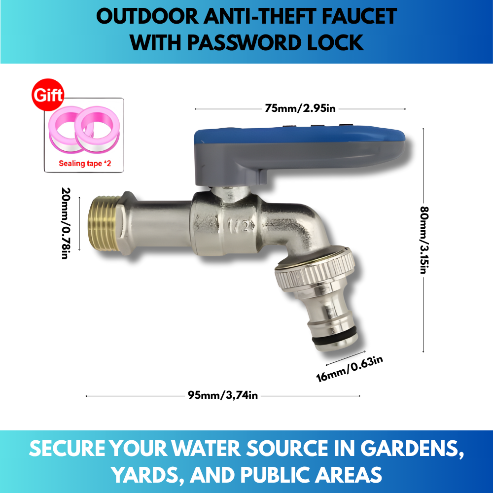 Outdoor Combination Lock Faucet