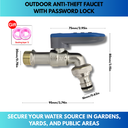 Outdoor Combination Lock Faucet