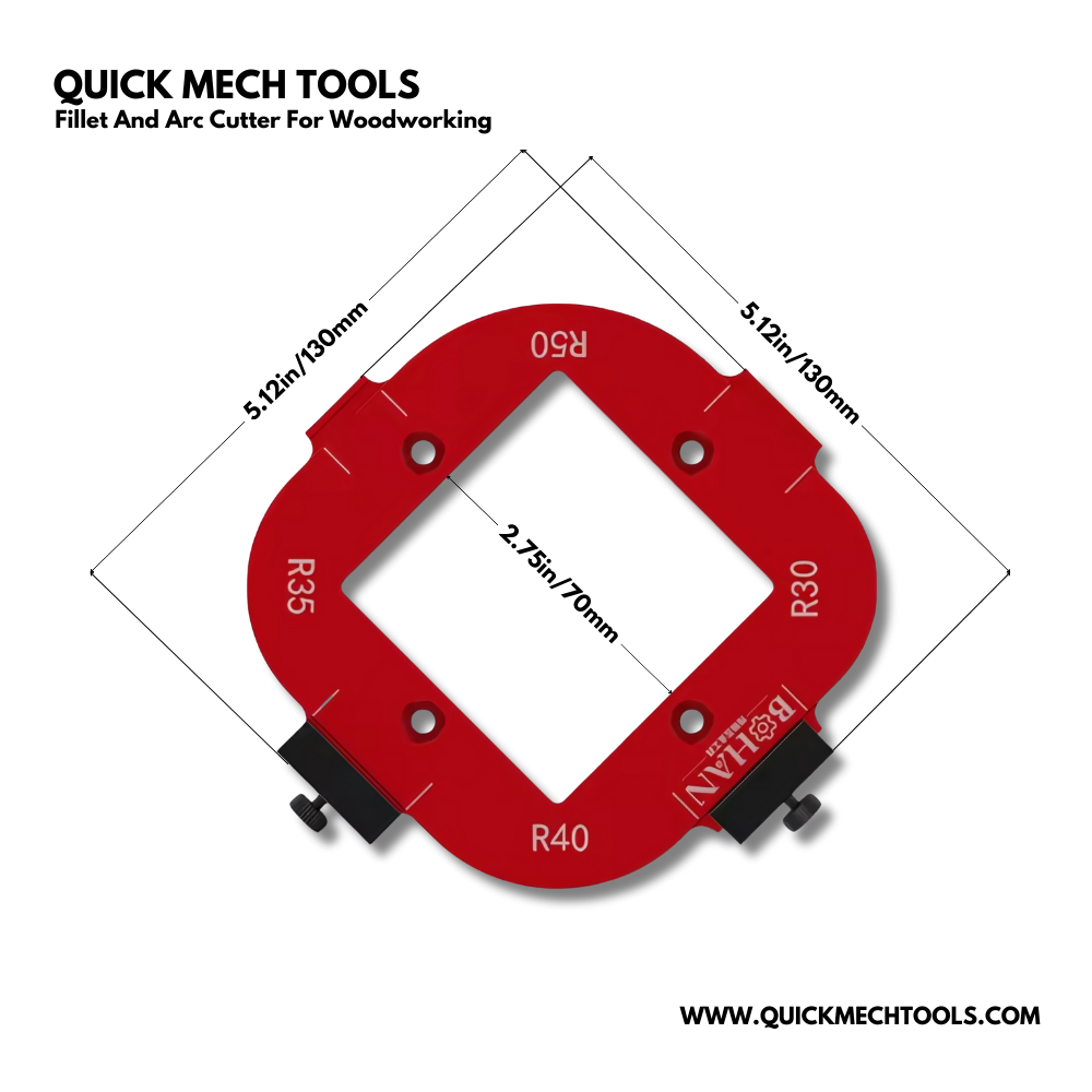 Fillet And Arc Cutter For Woodworking