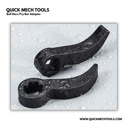Bull Horn Pry Bar Adapter – Adjustable Angle Tool for 1/2" Ratchet & Wrench