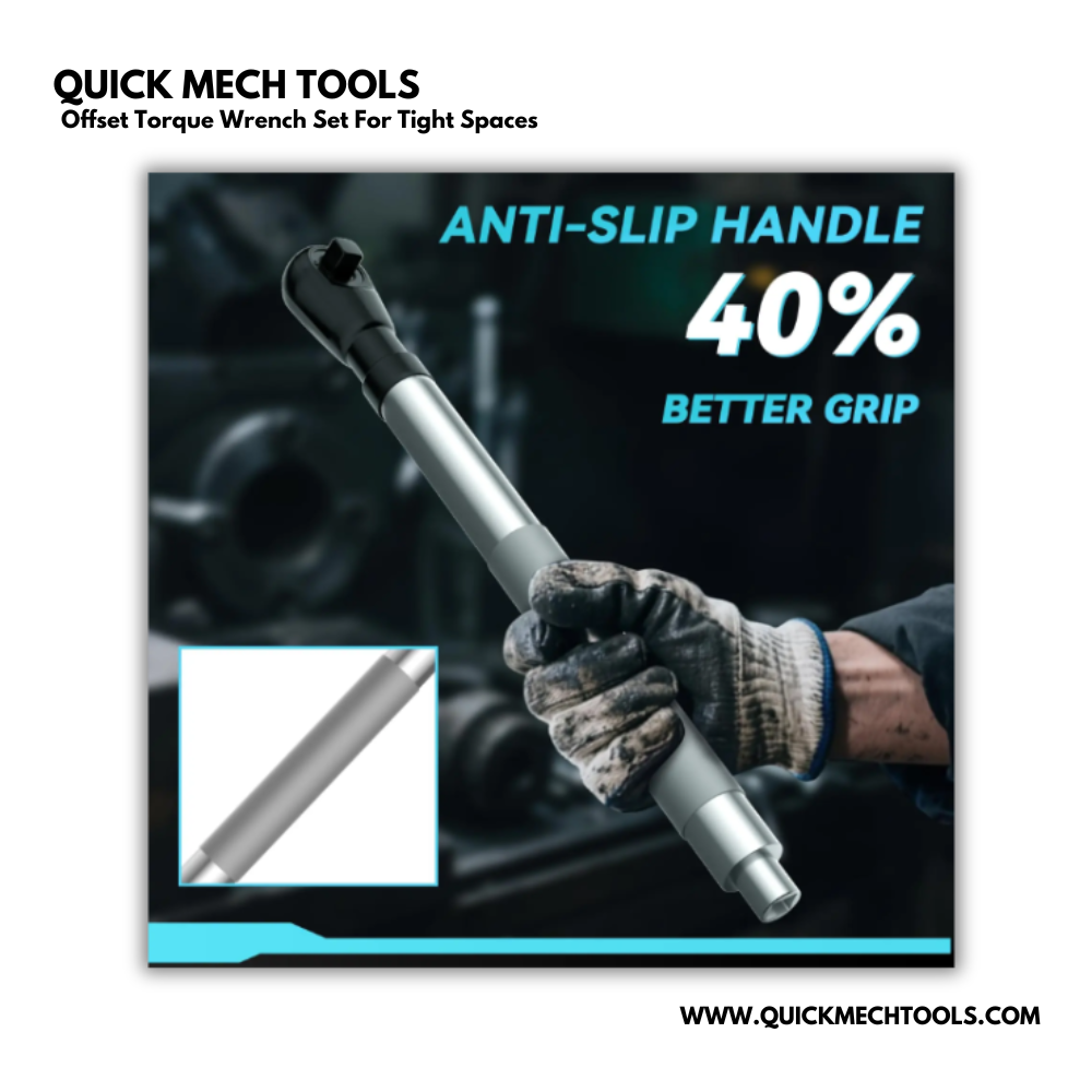Offset Torque Wrench Set For Tight Spaces