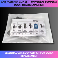 Car Fastener Clip Set – Universal Bumper & Door Trim Retainer Kit