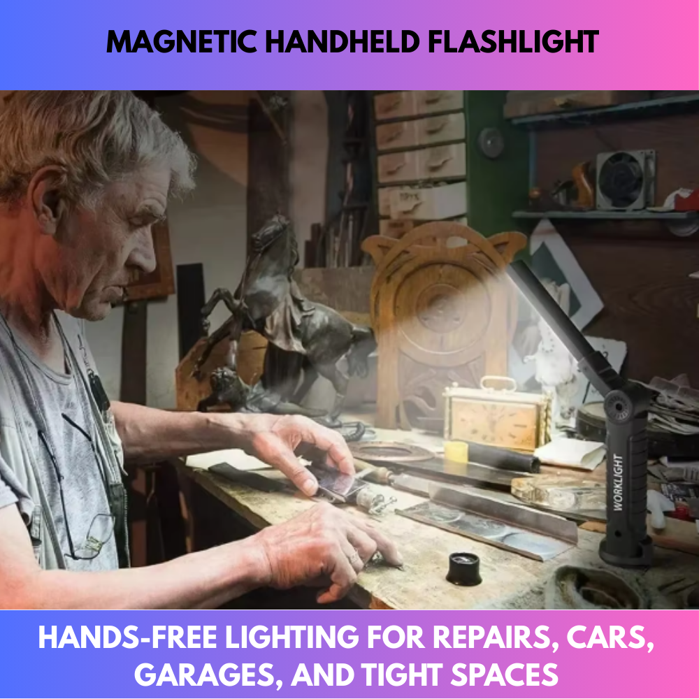 Magnetic Handheld Flashlight