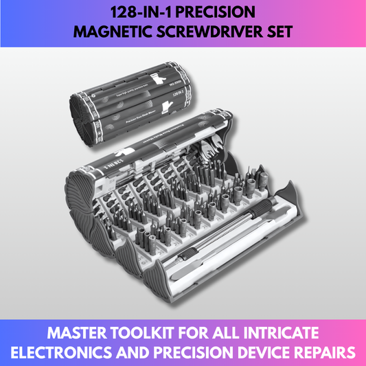 128-in-1 Precision Magnetic Screwdriver Set