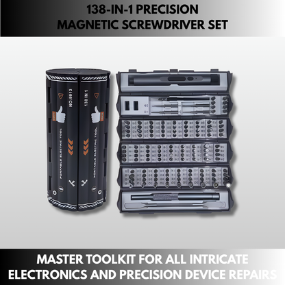 128-in-1 Precision Magnetic Screwdriver Set