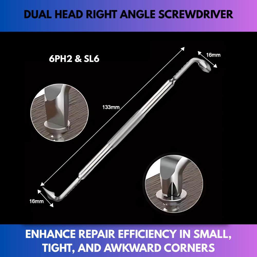 Dual Head Right Angle Screwdriver
