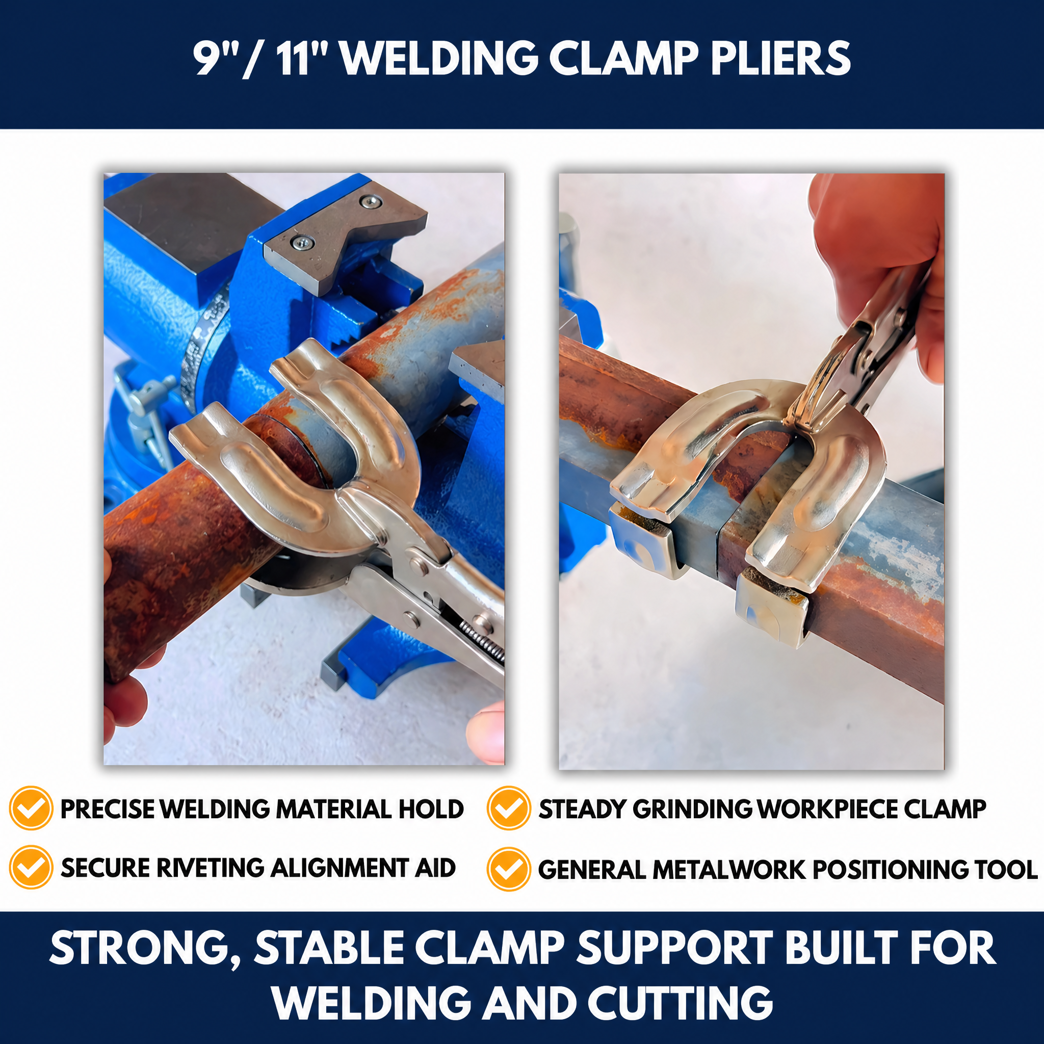 9"/ 11" Welding Clamp Pliers
