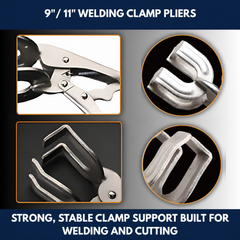 9"/ 11" Welding Clamp Pliers view 7