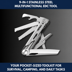 9-in-1 Stainless Steel Multifunctional EDC Tool view 2